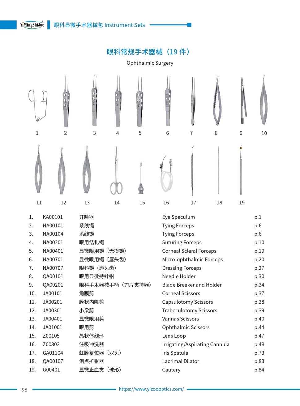 青光眼手術(shù)包